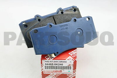 PAD KIT, DISC BRAKE,FR D4D