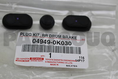 PLUK KIT, REAR BRAKE GD-6 *ST
