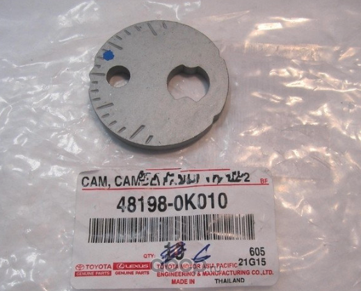 CAM, CAMBER ADJUST, NO.2 WASHER, D4-D *ST*